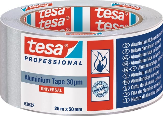 Aluminiumklebeband Univ.63632 m.Liner L.25m B.50mm Rl.