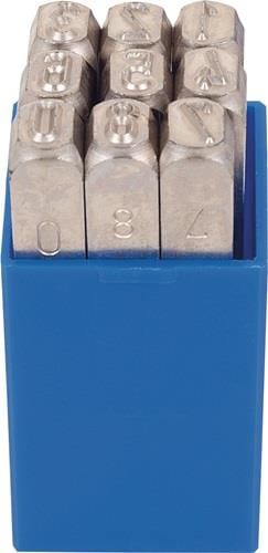 Turnus Schlagzahlensatz vernickelt sh 3mm