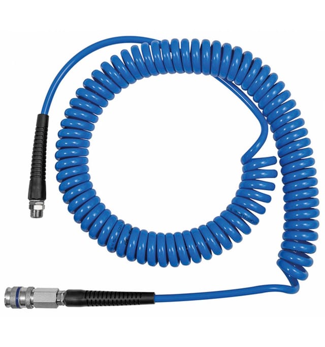 FP - Riegler Spiralschlauch-Stahlkupplung-Set, pu, Schlauch-ø 8x5, 7,5 m