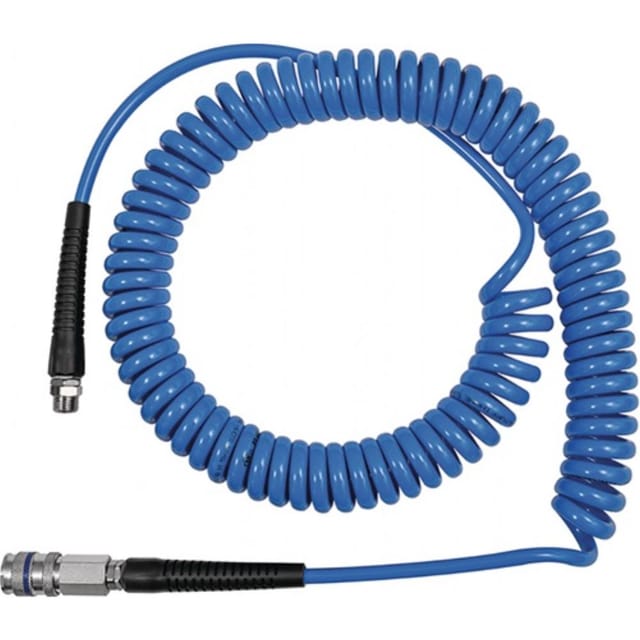Riegler Spiralschlauch-Stahlkupplung-Set, pu, Schlauch-ø 8x5, 6,0 m, SP8600PUSSK