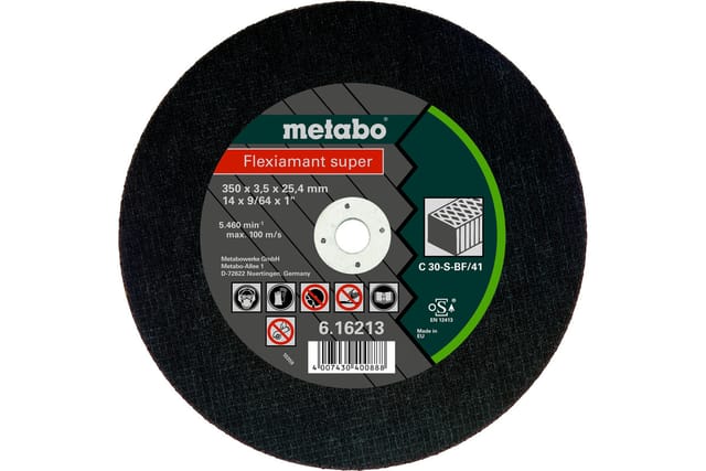 Metabo Flexiamant super 300x3,0x25,4 Stein, Trennscheibe, gerade Ausführung 10 Stk