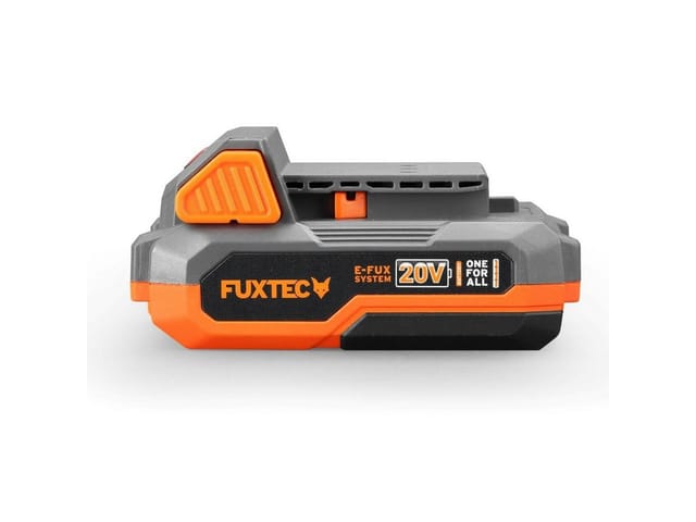 Fuxtec - Akku 2Ah 20V E1B2AH Li-Ion Batterie passend für alle 20 Volt Gartengeräte & Werkzeuge – Ladezeit 60 Min
