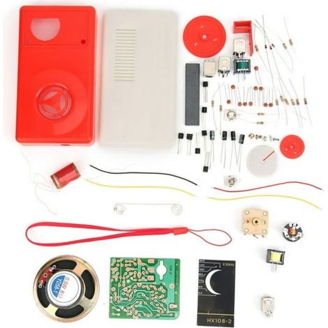 Elektronik-lernset, Elektronikradio-bausatz Zum Selberbauen, 7-röhren-elektronikradio-bausatz Hx108-2, Elektronik-lernset, Radio-ersatzteile