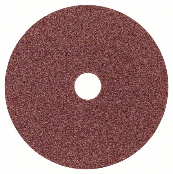 Bosch - 50x Fiberschleifscheibe Expert for Metal Korund 100 mm 16 mm 80 - 2608606919