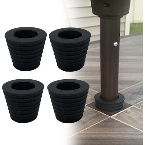 Set Mit 4 Konischen Abstandshaltern Für Tischplatten, Sonnenschirme Und Kippsicherungen, Geeignet Für Pfosten Mit 3,8 Cm Durchmesser