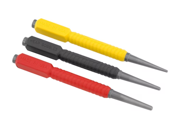 0-58-930 Dynagrip Nageltreiber-Set aus Chromstahl, 3-teilig - Stanley