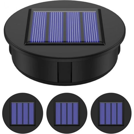 Set Mit 4 Ersatzteilen Für Solarlampen (oberer Durchmesser 8 Cm, Unterer Durchmesser 7 Cm), Wasserdichtes Warmweißes Led-ersatzset Mit 10 Lumen Für Die Hängende Außenmontage.