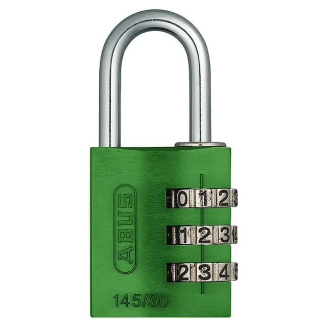 Zahlenschloss 145/30 grün Lock-Tag - 46617 - Abus