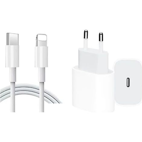 Pd20w-ladegerät + 1 Meter Usb-c- Und Lightning-kabel [mit Verpackung]