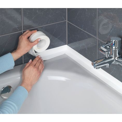 3,5 M Selbstklebender Dichtungsstreifen – Extra Breit (50 Mm), Flexibel – Beständig Gegen Reinigungsmittel – Wasserdicht Für Bad Und Dusche