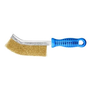 Handbürste hbg 10 st L.265mm 0,3mm Stahldraht (st) Besatz-L.25mm Pferd