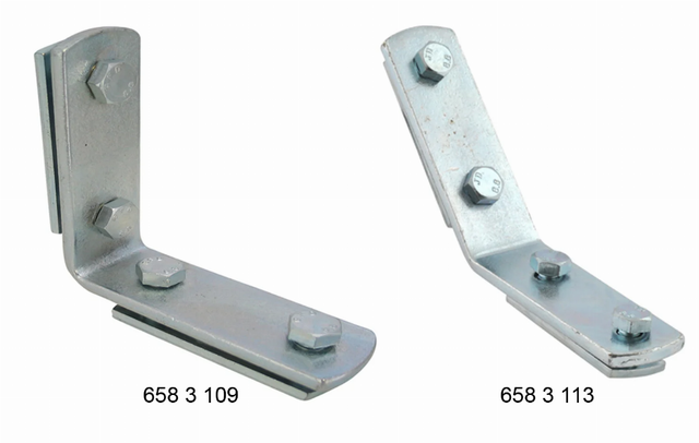 Winkel mit Verriegelungsplatten Walraven ez - Für in bis RapidRail® WM0-35 ez 90° Schiene - 6583109