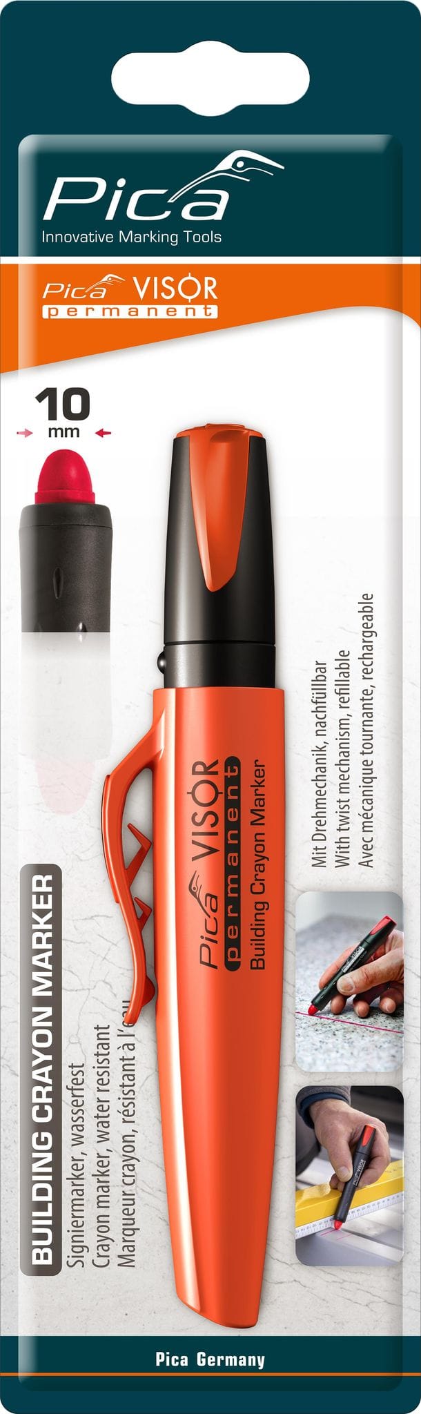 FP - Permanentmarker visor Industrial orange Pica