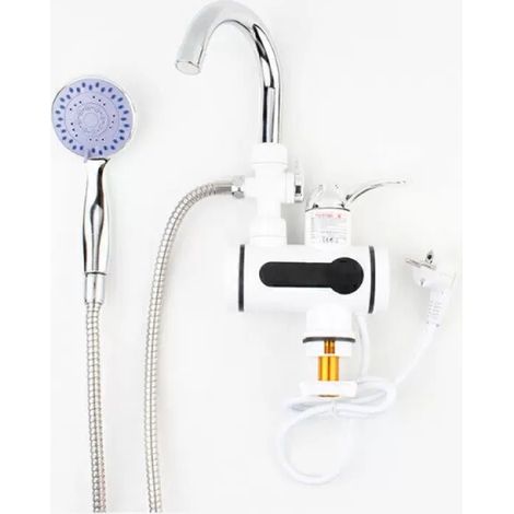 Elektrischer Durchlauferhitzer Wasserhahn Mit Dusche Warmwasser F. Du Bist Schlecht. K.t.