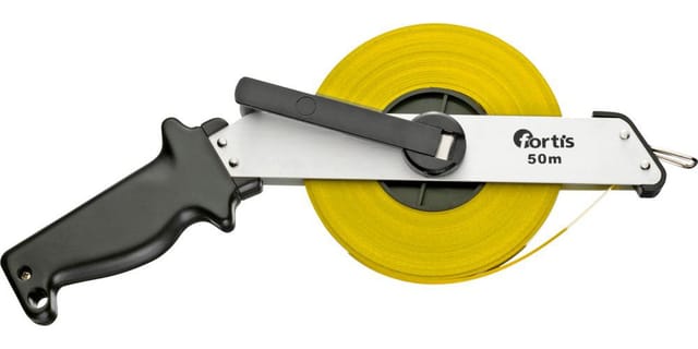 Fortis Rahmenbandmaß Stahlband 50m x 13 mm