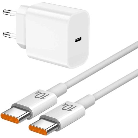 Duales Usb-c-schnellladekabel – Duales Usb-c [3 Meter] 120-w-schnellladeanschluss Euro Pd20w – Euro Pd20w-ladeanschluss [verpackt]