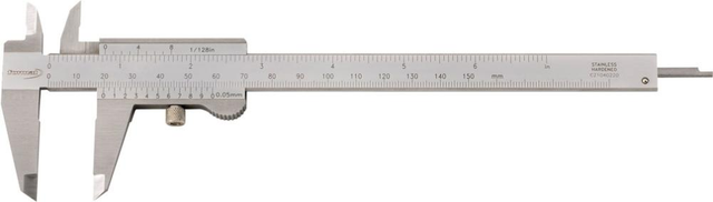FP - Taschenmessschieber parallaxfrei Doppelprisma 150mm 1/50, 1/1000 fortis