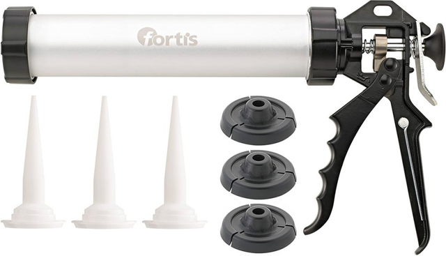 FP - fortis Kartuschenpistole Profi mit 3 Spitzen 310ml