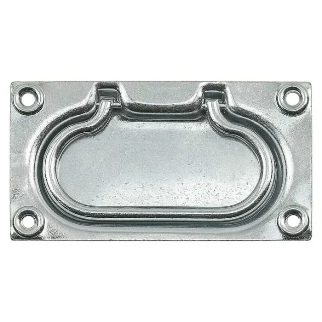 FP - Vormann Einlass-Kistengriff 100x80 mm hell verzinkt