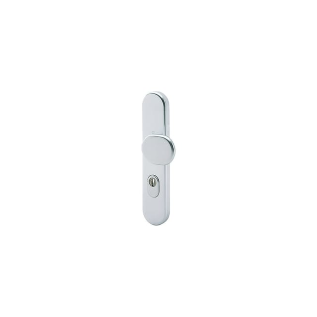 HOPPE ZT-Knopf a.SI-Langs., 86G/3332ZA m.ZA, PZ E72, F1 eloxiert