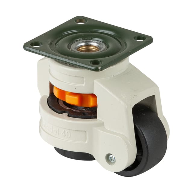 Bs-r Heberolle pa Rad Gleitl Platte tk pro Rolle 50kg bei 4 Rollen max. 2x50kg