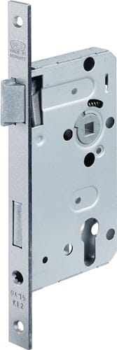 Zimmertür-Einsteckschloss 0415 pzw 18/ 55/72/8 mm din links silber käntig Klasse 2 Zinkdruckgruss
