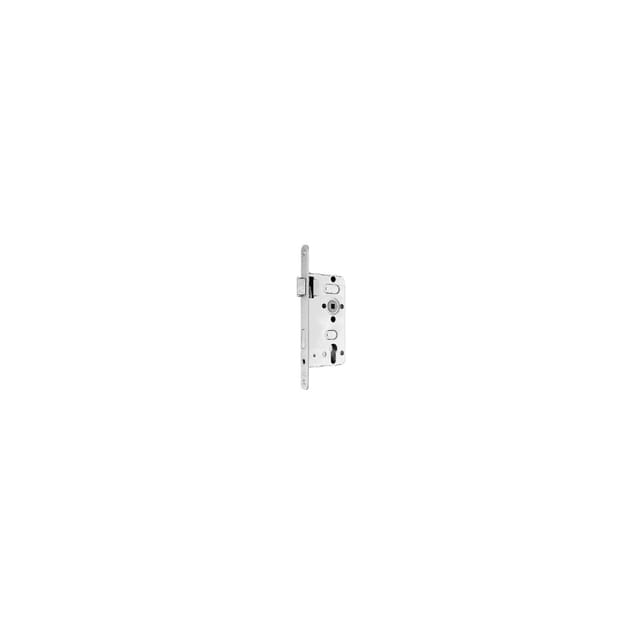 Zimmertür-Einsteckschloss 0415 pzw 24/ 55/72/8 mm din links silber käntig Klasse 2 Zinkdruckgruss