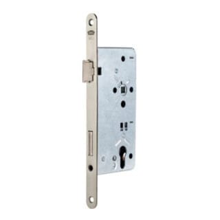 FP - bks Haustür-Einsteckschloss 0024 pzw 24/65/92/10mm din r silber ktg - B-00240-34-R-1