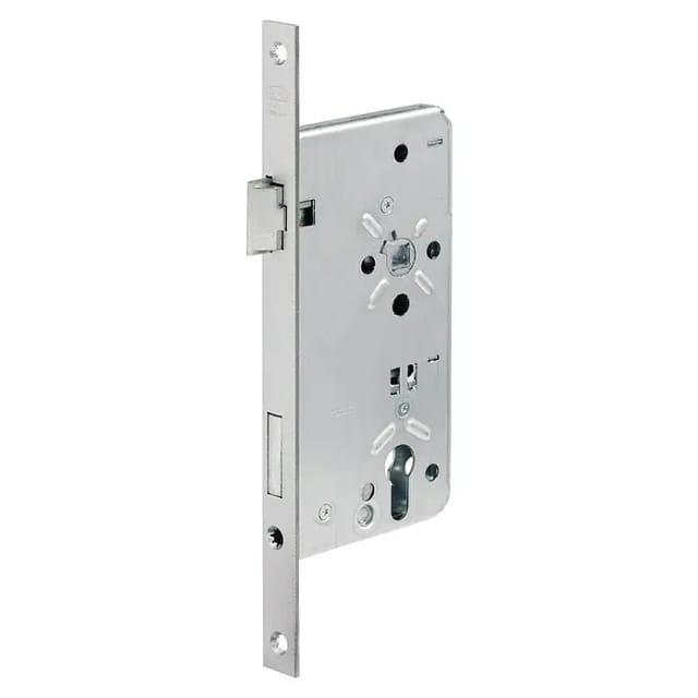 Bks Haustür-Einsteckschloss 0024 pzw 22/65/92/10mm din l silber ktg - B-00240-14-L-1