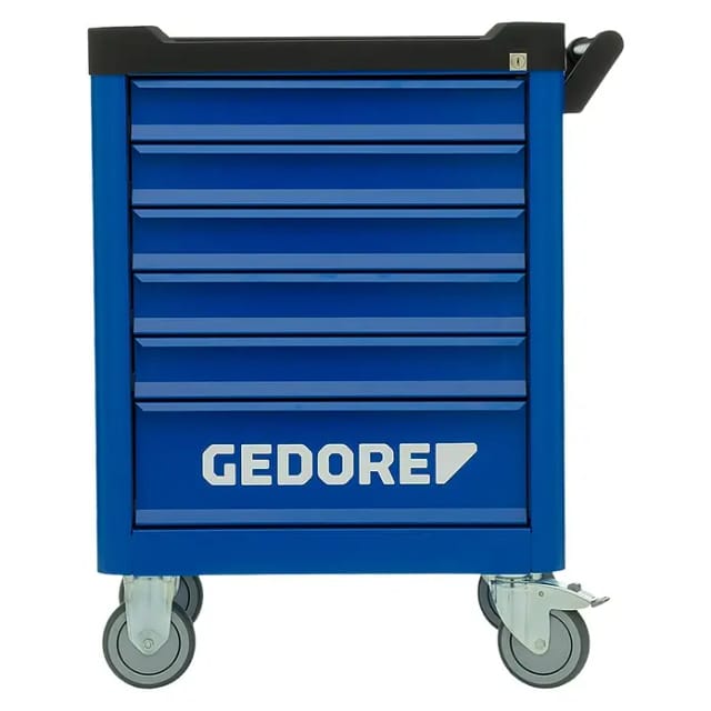 Gedore Wkz.wagen WSL-M6 Workster Smartline B625xT510xH903mm 300kg 6 Schubl.Stahlbl. - 3100707