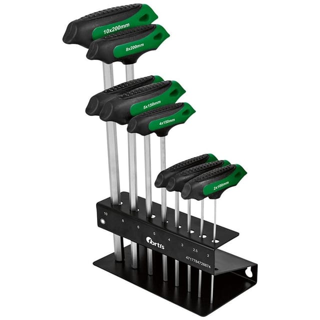 T-Griff-Schraubendreher- Satz 8-teilig 2-10mm fortis