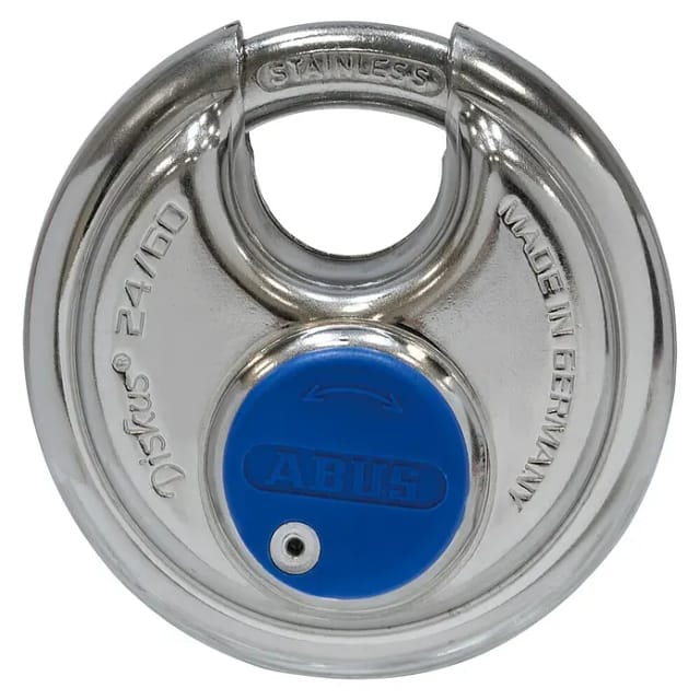 FP - Zylindervorhangschloss 24IB/60 Schlosskörperbreite 60 mm Edelstahl verschiedenschließend