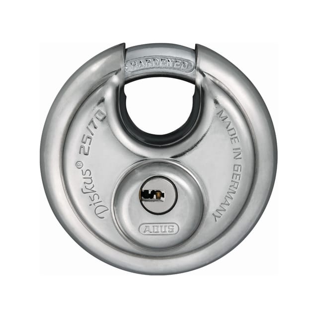 FP - abus Vorhangschloss 25/70 vs. je 5 Schlüssel Lock-Tag