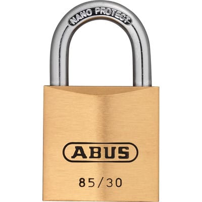 Hangschloss Messing 85/30 - Abus