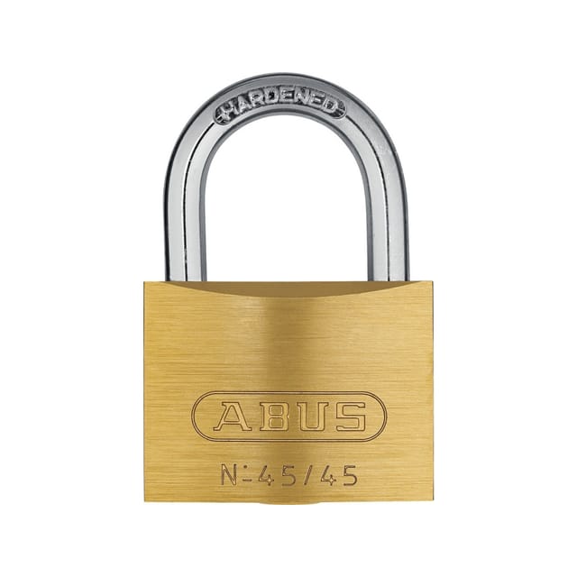 Abus Vorhangschloss Messing 45/45 vs. Lock-Tag