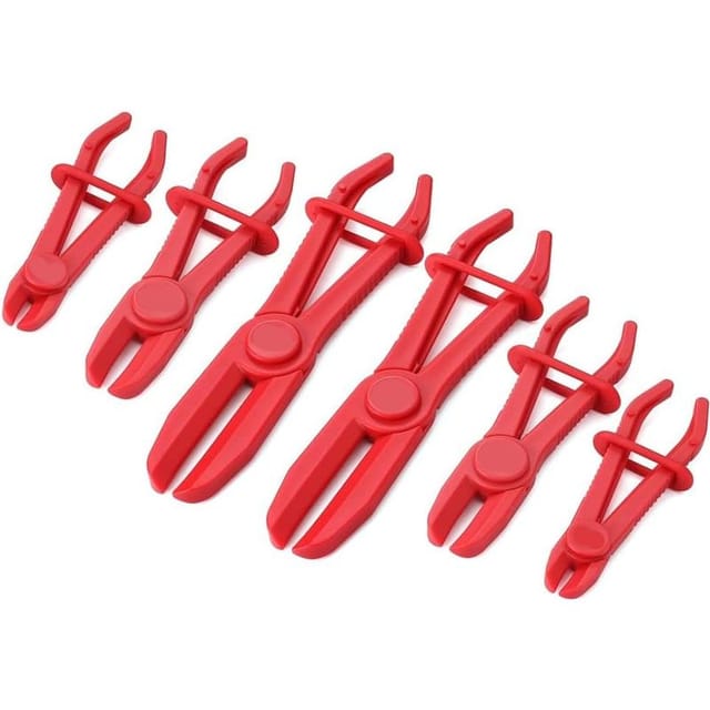 Schlauchschellen, 6er-set – Schlauchschelle Für Kraftstoffschläuche, Flexibles Klemmwerkzeug, Schlauchschellenzange, Für Kraftstoff- Und Bremsschläuche