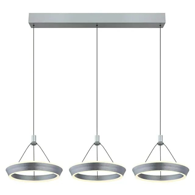 Hängeleuchte Pendellampe Esszimmerleuchte led Ringe Höhenverstellbar l 97,5 cm
