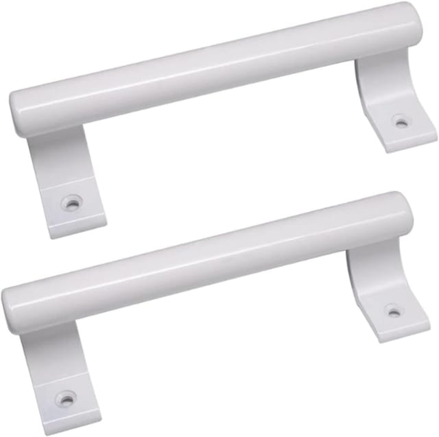 Ersandy - 2 Stück 20,3 cm Aluminium-Schiebetürgriff, moderner Metallgriff für Balkon-Glastüren, Badezimmer-Schiebetüren usw.