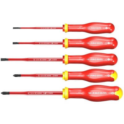 FACOM Schraubendreher-Set PROTWIST 5-tlg. 1000V, Art.Nr. ATP.J5TVEPB