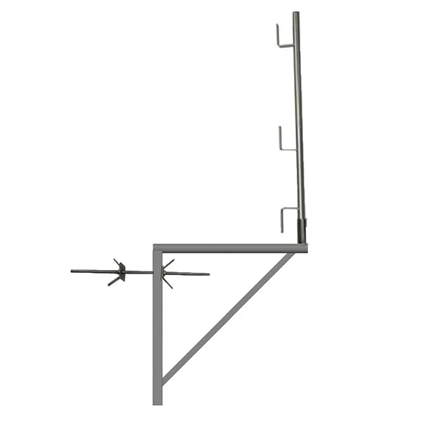 Matisère - 1 Verzinkte Gerüstkonsole 0.80m x 0.80m - Rundrohr - 110001809/01
