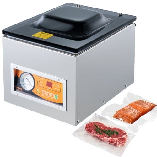 Kammer-vakuumierer 260 W Vakuumiergerät Für Feuchte Lebensmittel Fleisch Marinaden Usw. Kompakte Größe Mit 26 Cm Versiegelungslänge Anwendung In Der Privaten Küche Und Im Gewerblichen Bereich - Vevor