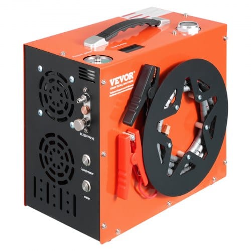 Mophorn - Vevor Pcp-luftkompressor, 4500 Psi/30 Mpa Tragbarer Pcp-luftgewehrkompressor – Eingebautes Wasser- Und Lüfterkühlsystem, Auto-stopp Dc12 V/ac230 V Paintball-tankkompressor Für Luftgewehr, Tauchflasche