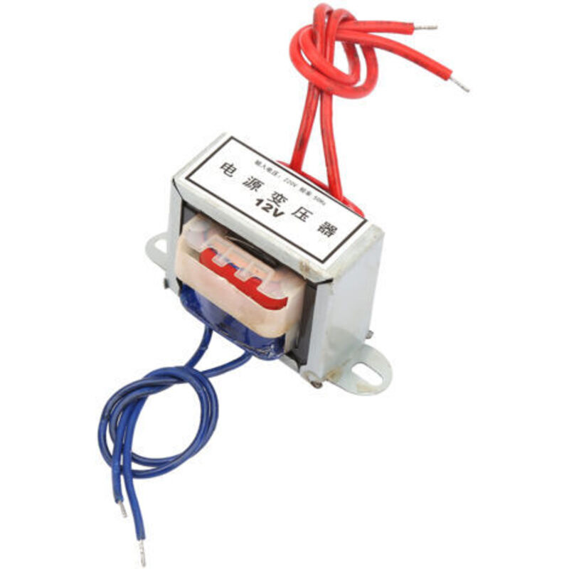 Tension De Sortie Ac 12 V/24 V, Entrée 3 W, Transformateur De Puissance Unique 220 V 50 Hz (12 V)