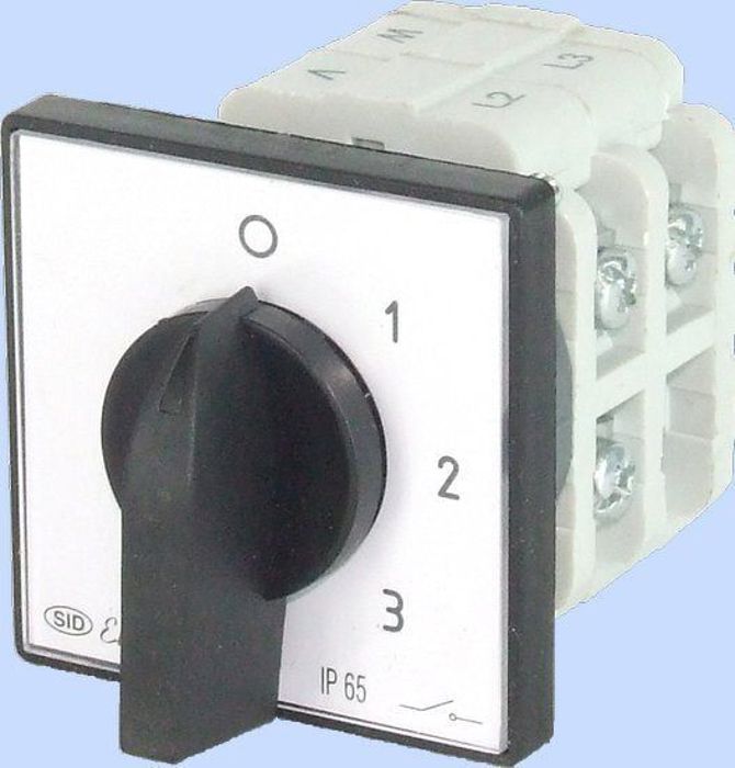 Drehschalter Elektromet 924062 3 Pole 40 A Ip65
