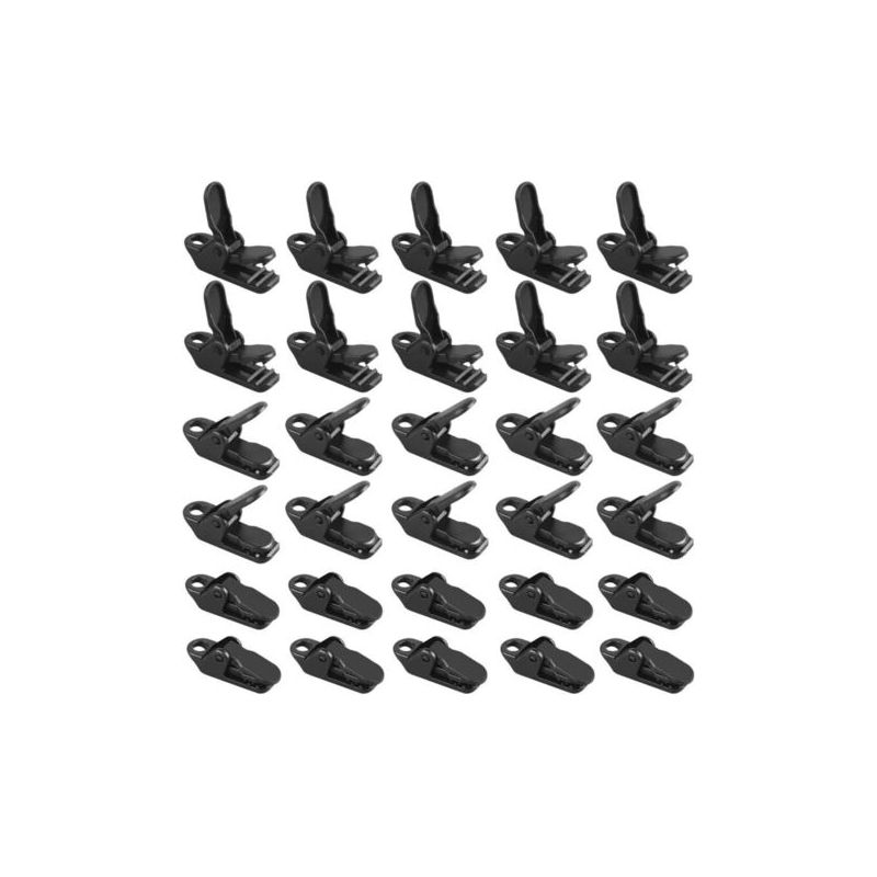 Fenoplastica 100 Stück Planenclips, Zeltclips, Kunststoffclips Für Sonnensegel, Befestigungsclips, Planenclips, Markisenclips, Kunststoffclips Für Outdoor-aktivitäten, 3,2 X 1 X 1,3 Cm
