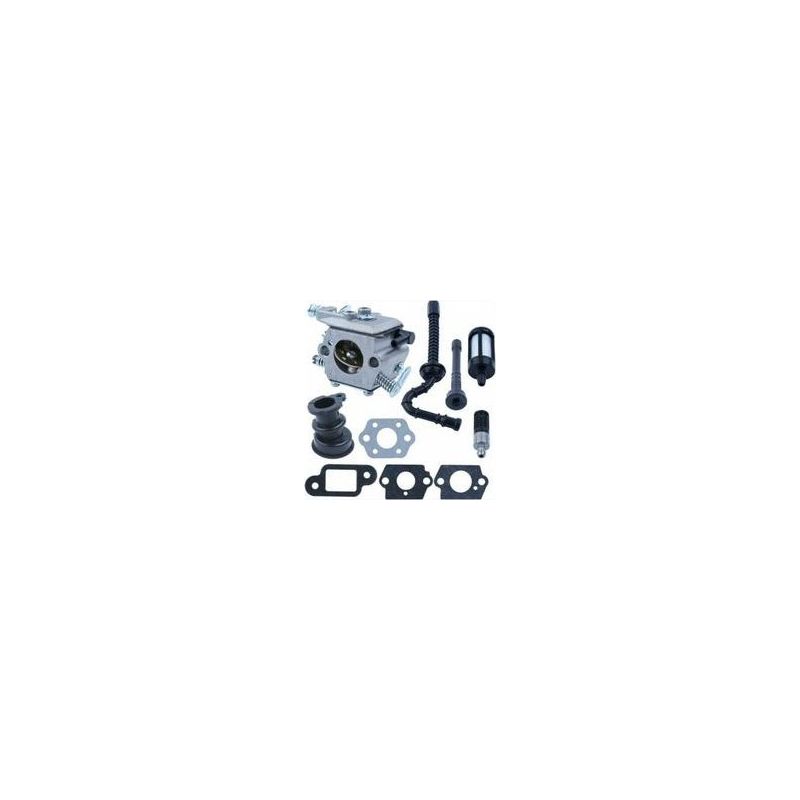 Fenoplastica Vergaser Für Stihl Ms210 Ms230 Ms250 210 230 250 021 023 025 Kettensägen, Mit Luftfilter Und Kraftstoffleitung, Kann Zama C1q-s76, 1123 120 0603 Ersetzen.