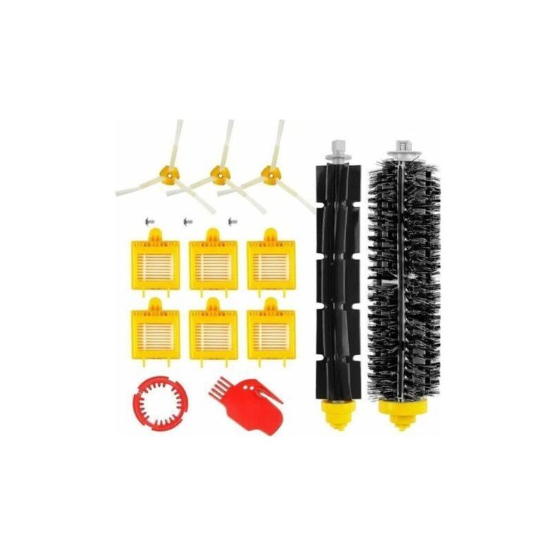 Fenoplastica 13-teiliges Ersatzteilset Für Roomba 700 Serie (700, 760, 770, 780, 790) - Zubehörset (seitenbürsten, Filter, Cerda-bürste Usw.) Für Saugroboter.