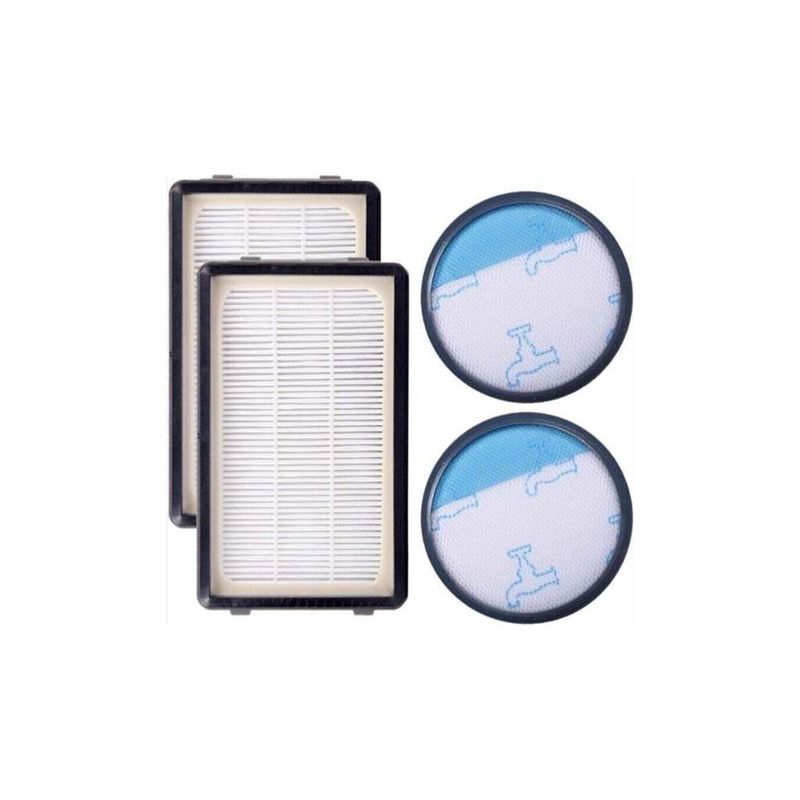 Fenoplastic 4er-set Filter Für Rowenta Staubsauger Zr0059012 Hepa-filter Und 2 Schaumstofffilter. Kompatibel Mit Den Modellen Ro3718ea, Ro3724ea, Ro3731ea, Ro3753ea Und Ro3786ea.