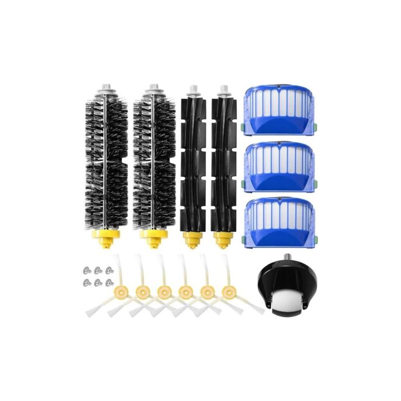 Fenoplastica 20-teiliges Staubsauger-zubehörset, Kompatibel Mit Roomba 600 Serie, Filter-seitenbürsten 605 610 614 615 616 620 621 625 630 631 632 635 639 640 650 651 660 665 670 671 676 680 681 690 6