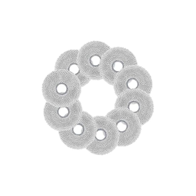 Fenoplasticaforehill 10er-pack Wischmopptücher Für Ecovacs Deebot T30 Pro Omni, T30s Pro/combo/complete, T50 Omni/pro/max, N30 Pro, X5, X2 Verbesserte Mikrofaser, Weich, Waschbar Und Wiederverwendbar